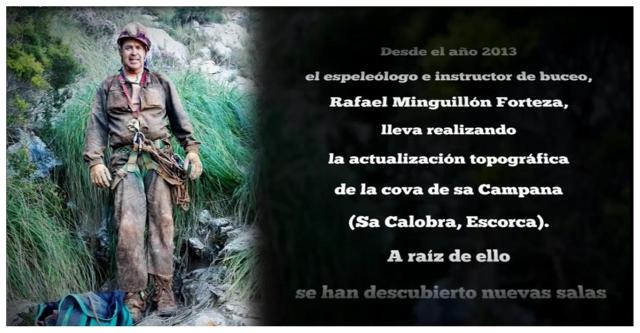 Vídeo del Hallazgo lago subterráneo más profundo de Mallorca por Rafael Minguillón. BTTersMallorca